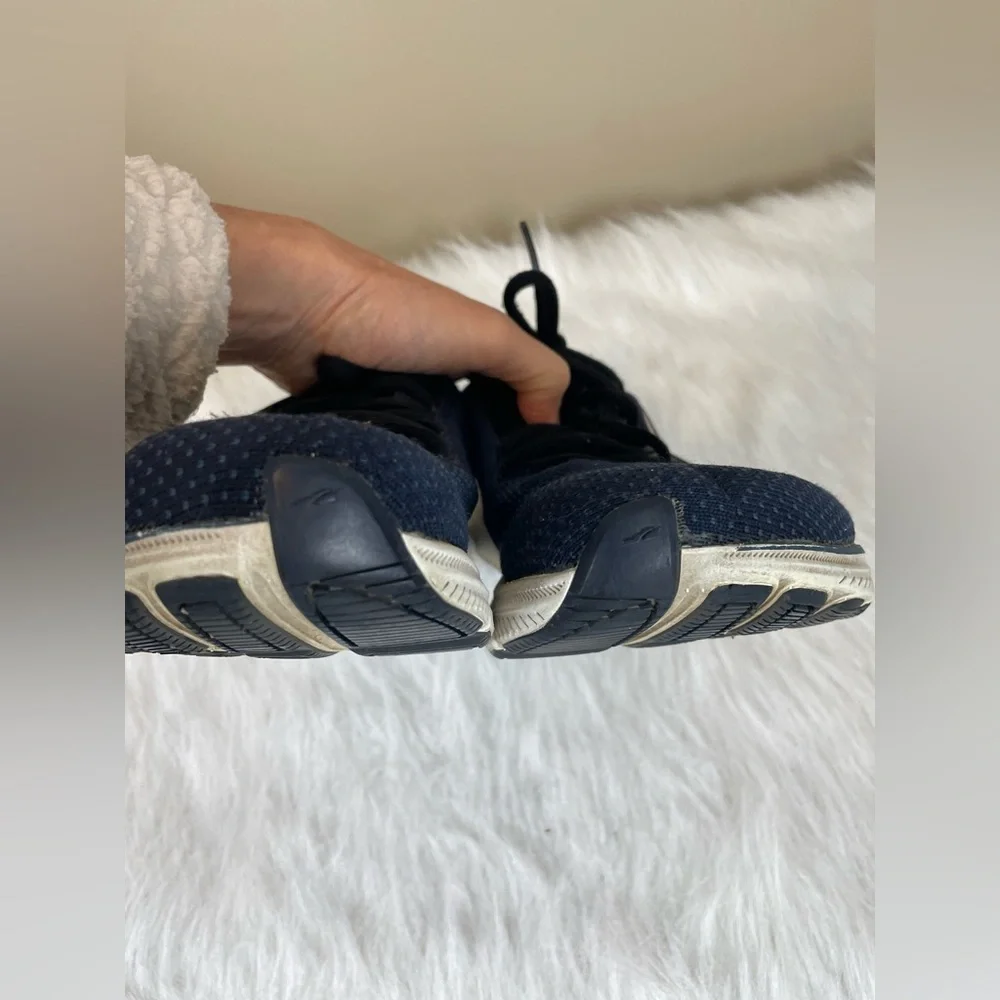 Navy Blue Athletic Sneakers